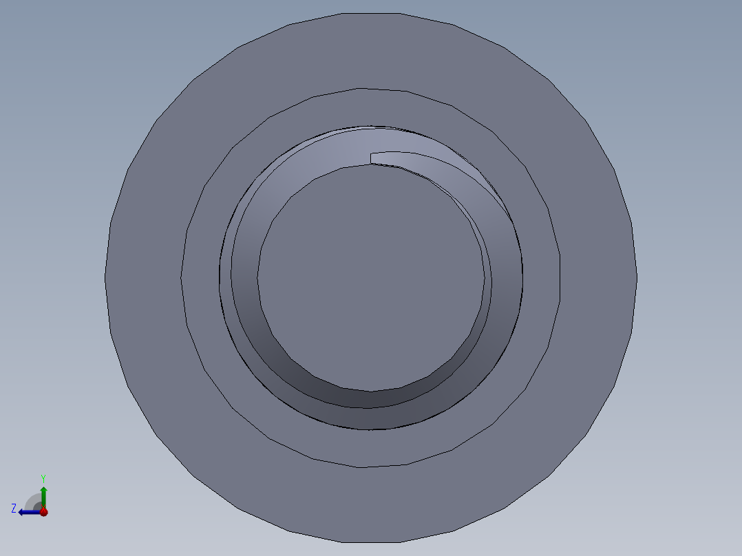 内六角螺螺栓-SB 0.25-20 x 1.25.SLDPRT右视图