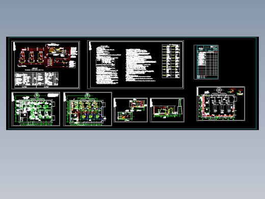 成套锅炉房设计图纸