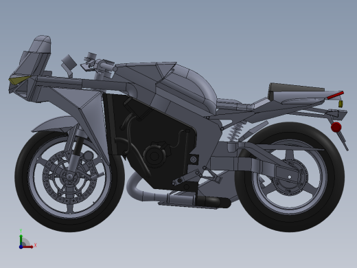 摩托车dragonfly-motorbike-SolidWorks2015前视缩略图