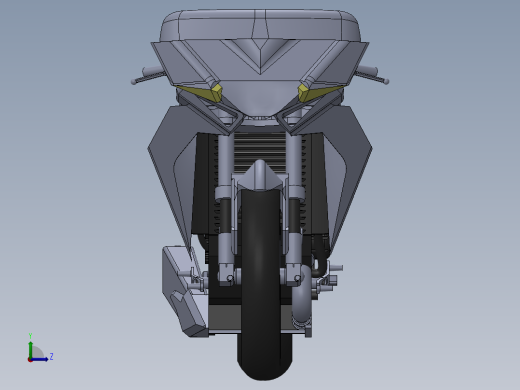 摩托车dragonfly-motorbike-SolidWorks2015左视缩略图