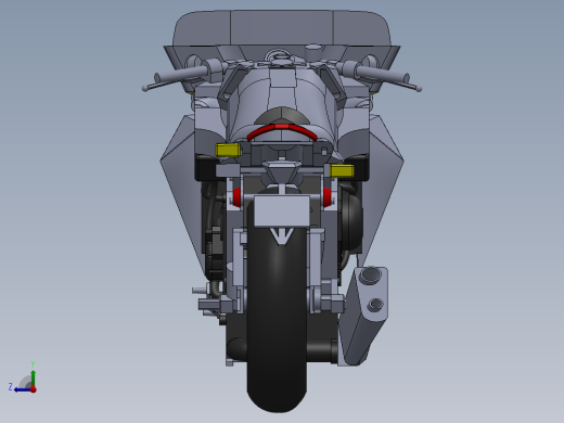 摩托车dragonfly-motorbike-SolidWorks2015右视缩略图