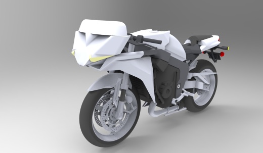 摩托车dragonfly-motorbike-SolidWorks2015缩略图