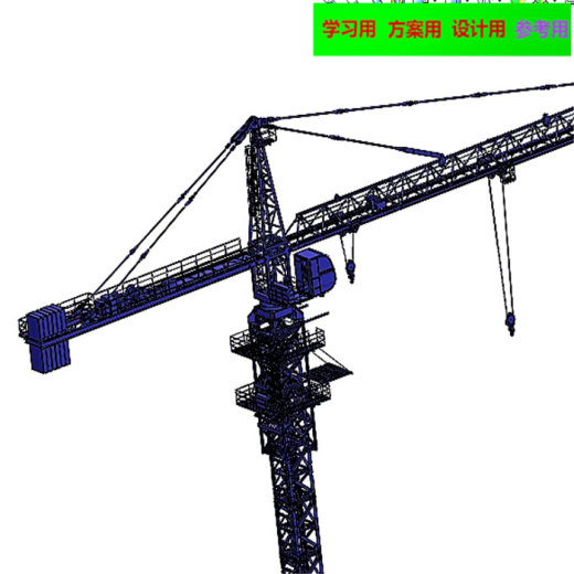 塔式起重机3D图纸 非标自动化设备3D图纸3D模型缩略图