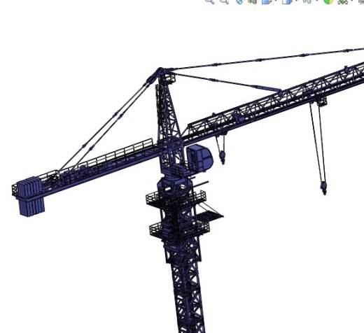 塔式起重机3D图纸 非标自动化设备3D图纸3D模型缩略图