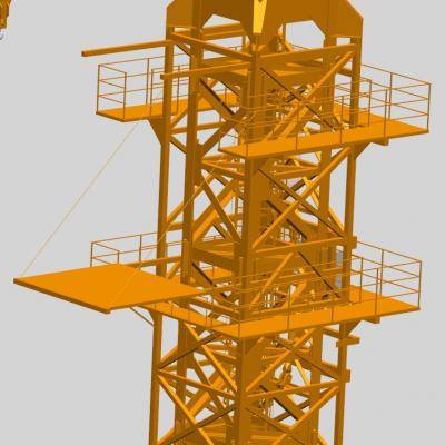 塔式起重机3D图纸 非标自动化设备3D图纸3D模型缩略图