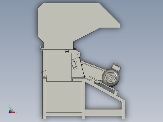 塑料粉碎机前视缩略图