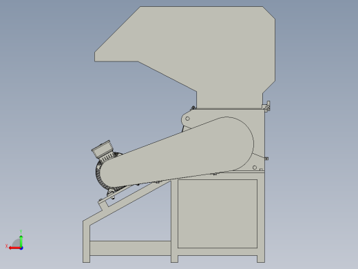 塑料粉碎机后视缩略图