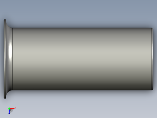 软管与硬管连接用工业通用接头0127_10_75俯视缩略图
