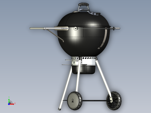 球形烧烤炉前视缩略图