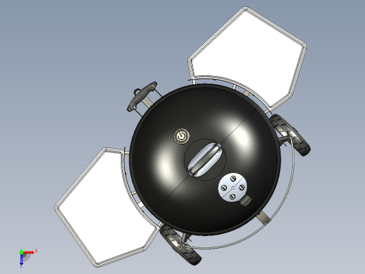 球形烧烤炉俯视缩略图