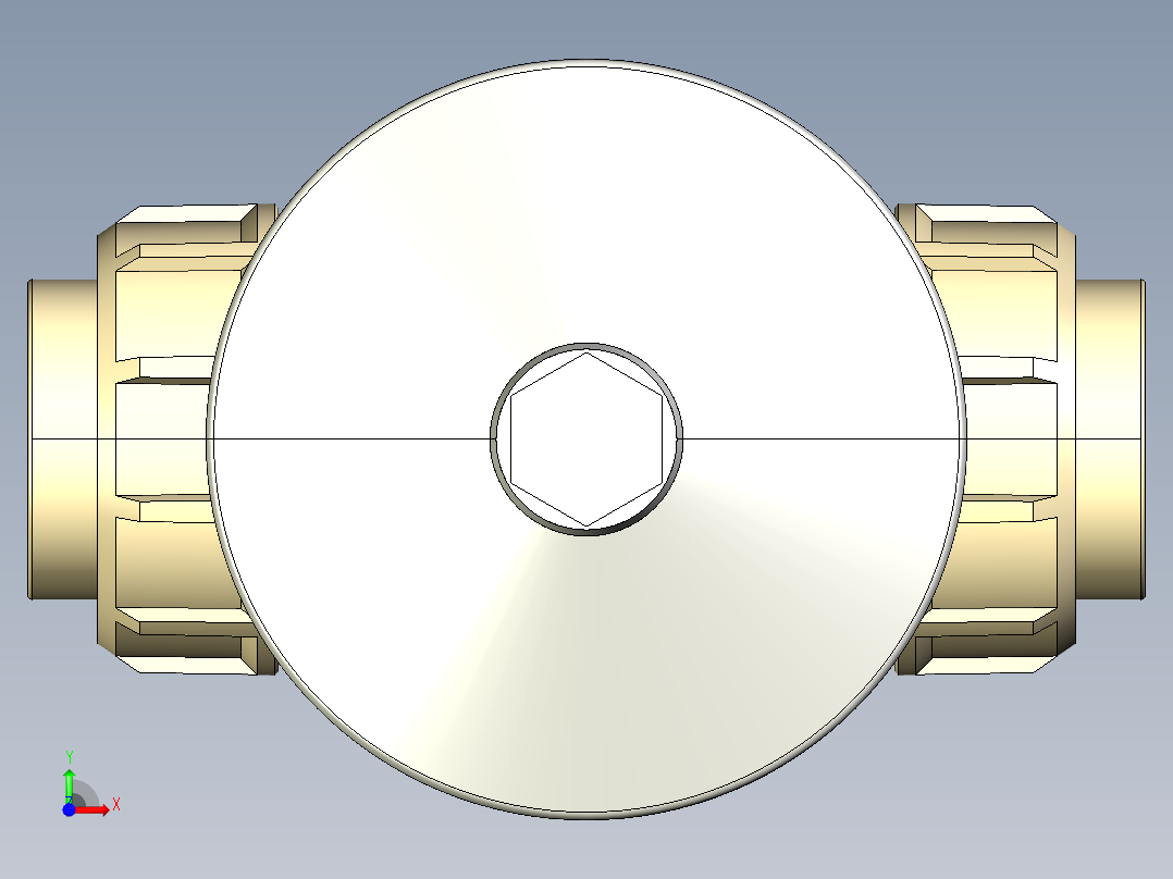 4DKMUIMCP NO-DA 气动隔膜阀、常开型双作用，女性联盟结束，公制系列PP-H前视图