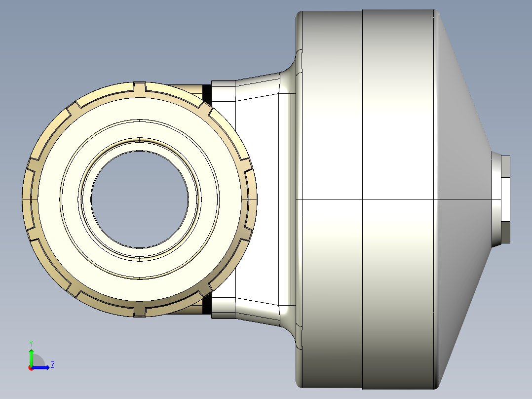 4DKMUIMCP NO-DA 气动隔膜阀、常开型双作用，女性联盟结束，公制系列PP-H左视图