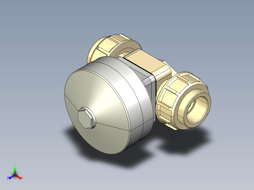 4DKMUIMCP NO-DA 气动隔膜阀、常开型双作用，女性联盟结束，公制系列PP-H正等轴测图