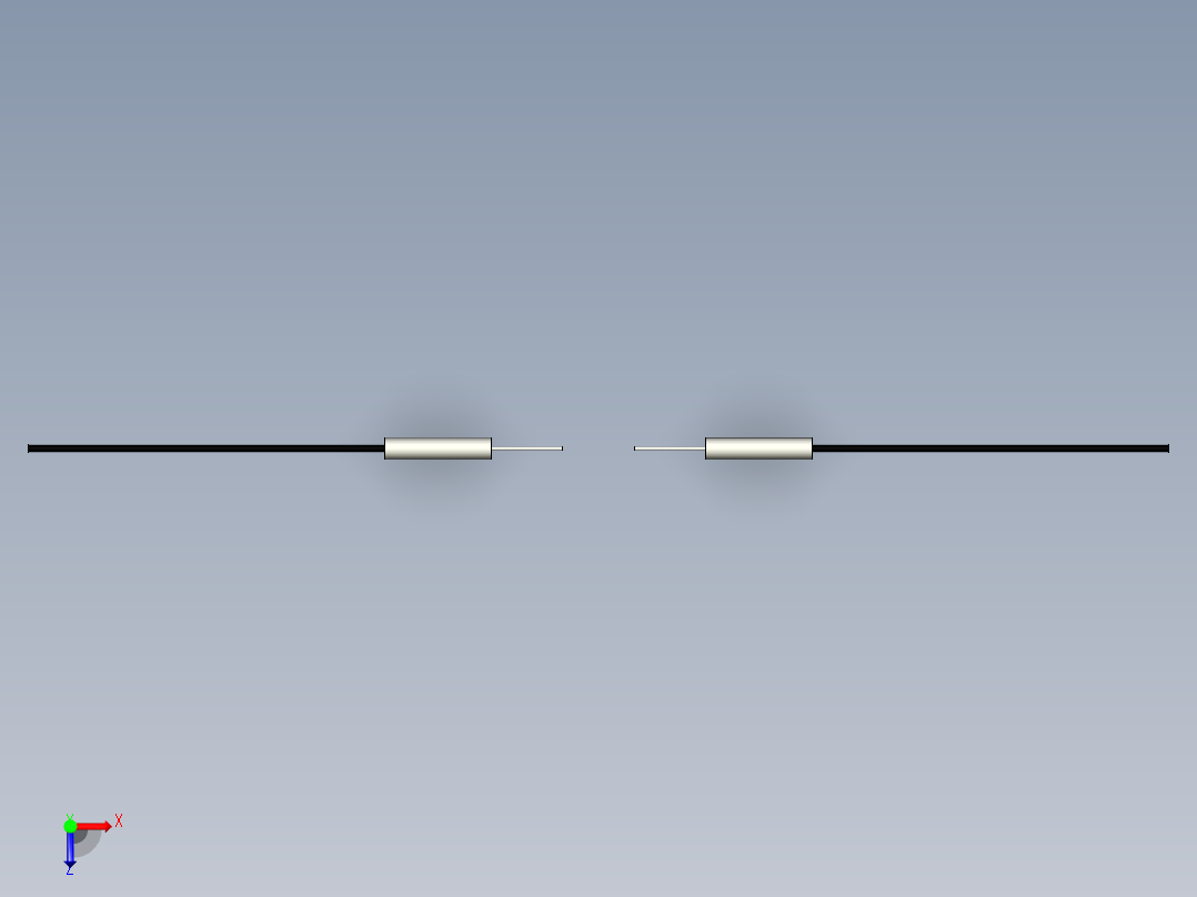 光纤元件对射型FT-D311Q-I俯视图