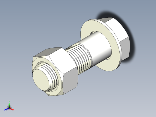 螺栓和螺母-M64 X 6.0.rar正等轴测缩略图