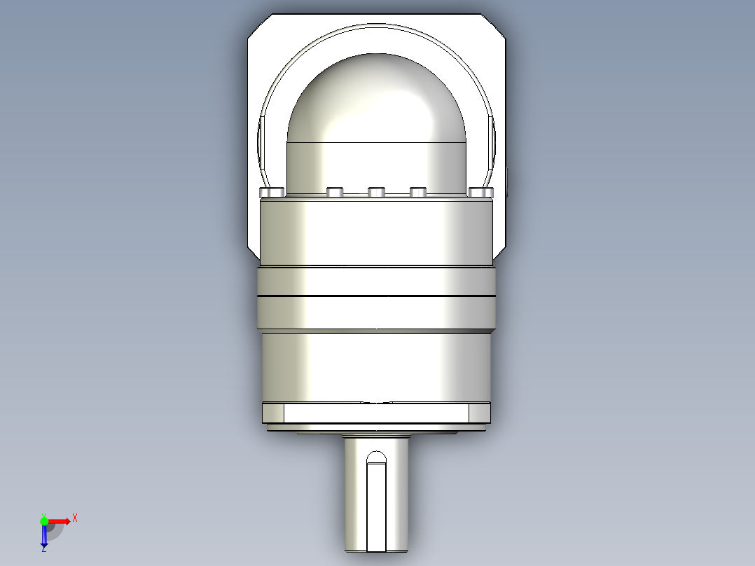 多摩川行星减速机TBR-115-L1-24HA24俯视图