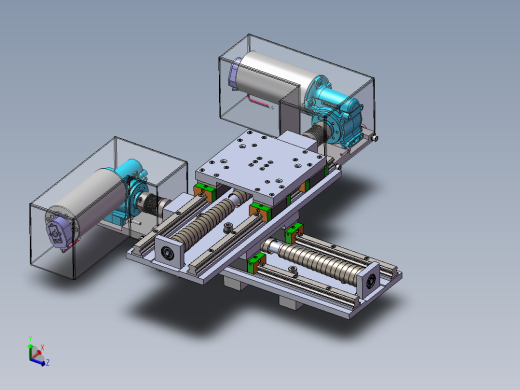 X,Y轴数控操作台设计模型
