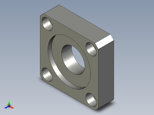 軸承座(標準型)BSSN-3D多系列多零件图纸模型