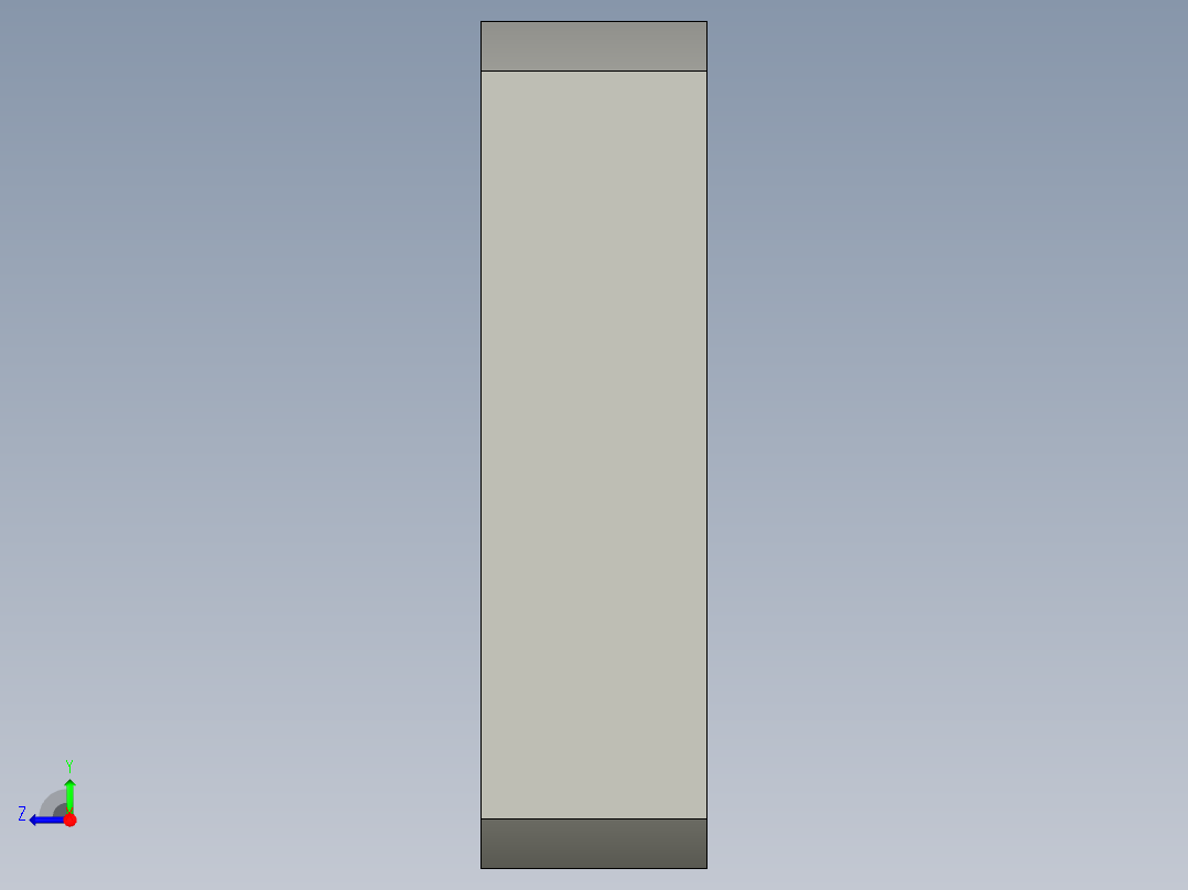 軸承座(標準型)BSSN-3D多系列多零件图纸模型右视图