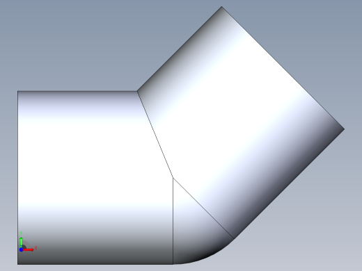 聚氯乙烯配件08-Sch80_45Elbow_SxS_817-003 _0.375in前视缩略图