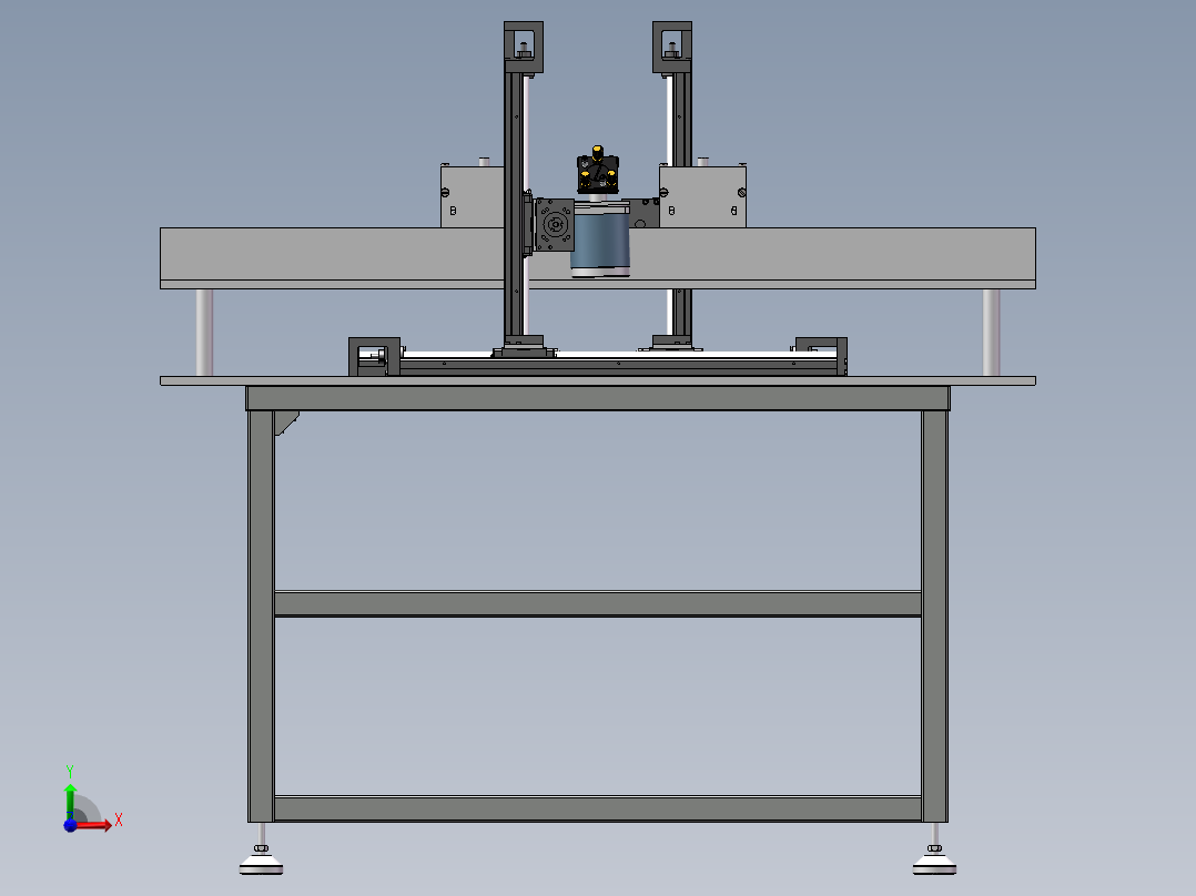 激光焊接装置前视图