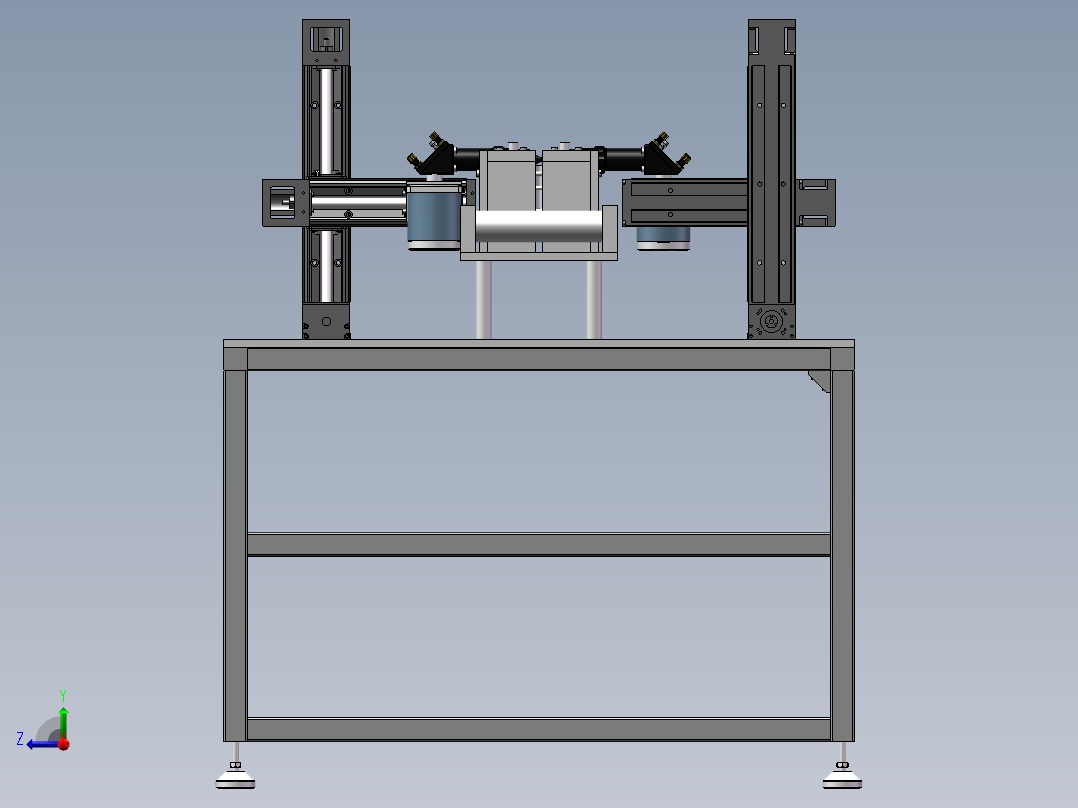 激光焊接装置右视图