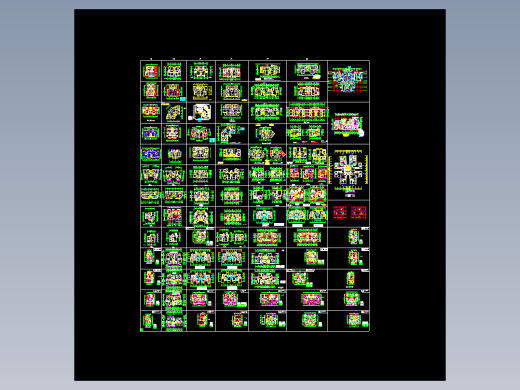 百余种住宅户形平面