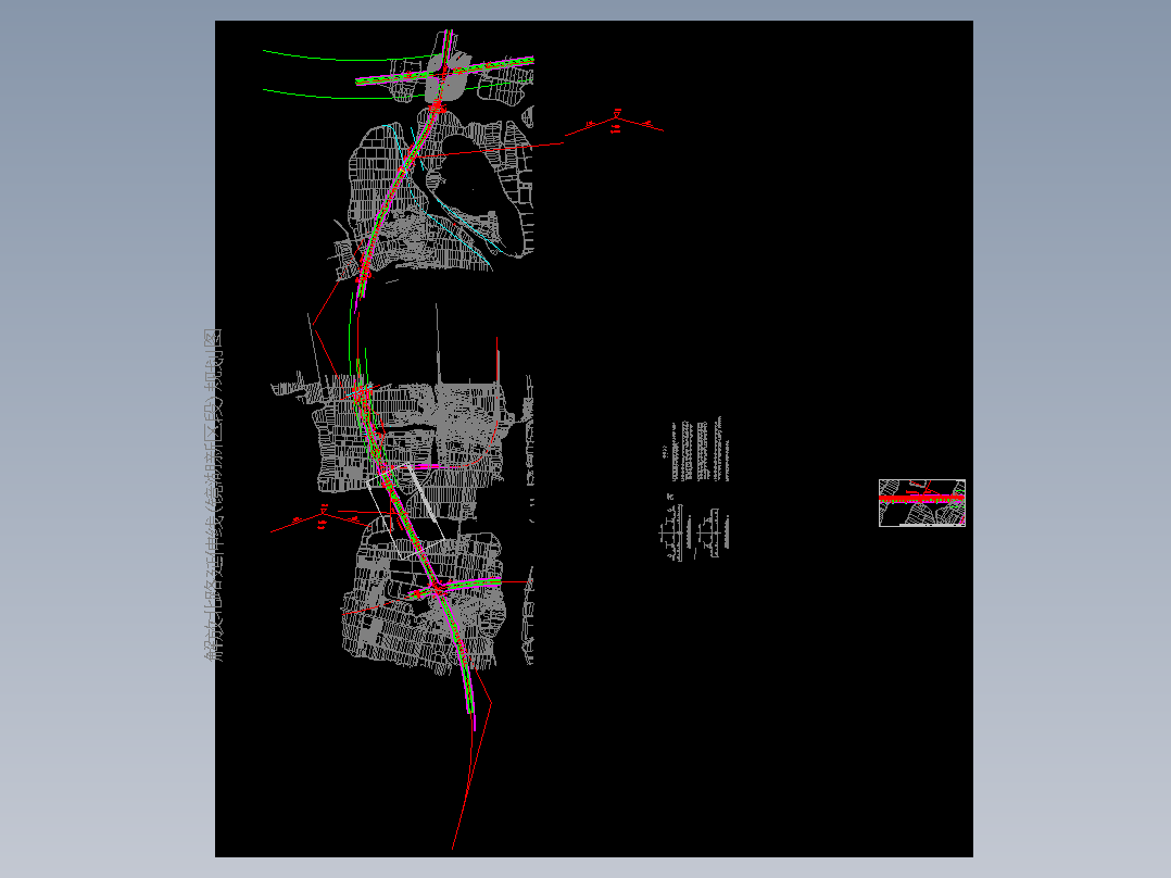 绍兴解放路3号桥施工图（75+180+75m三跨自锚式悬索桥）