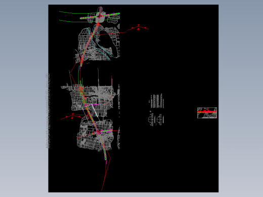 绍兴解放路3号桥施工图（75+180+75m三跨自锚式悬索桥）