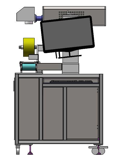标签自动镭雕设备（sw18可编辑+工程图+bom）缩略图