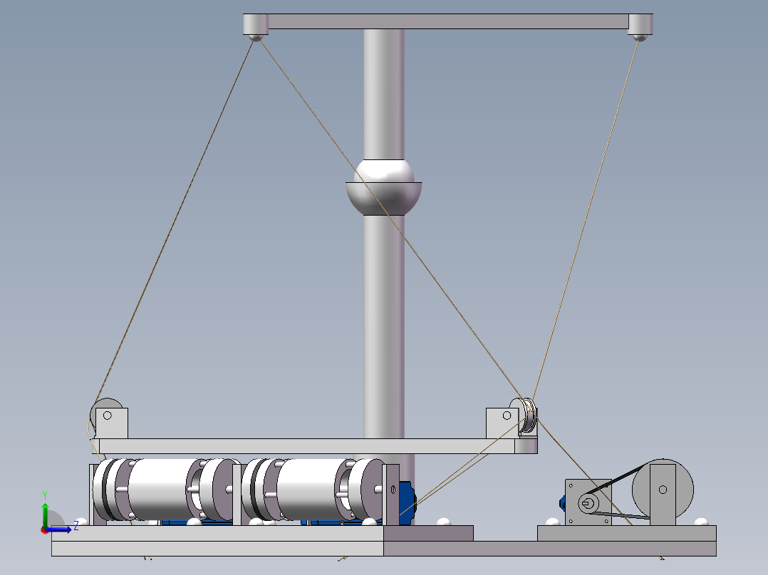 模拟振动平台sw22可编辑左视图