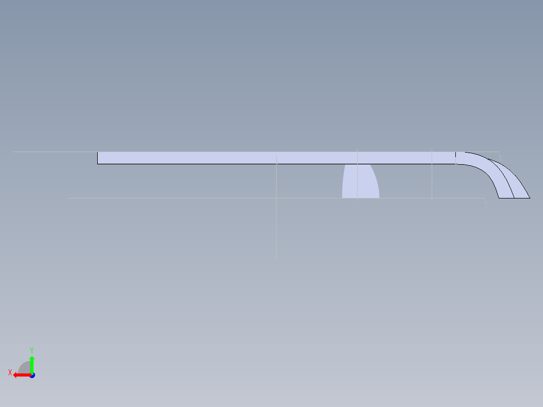 汽车尾翼后视图