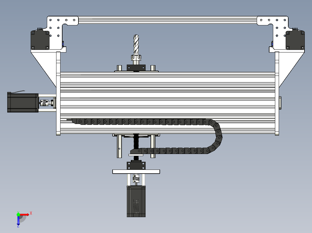 B2004796-Vin的数控雕刻机俯视图