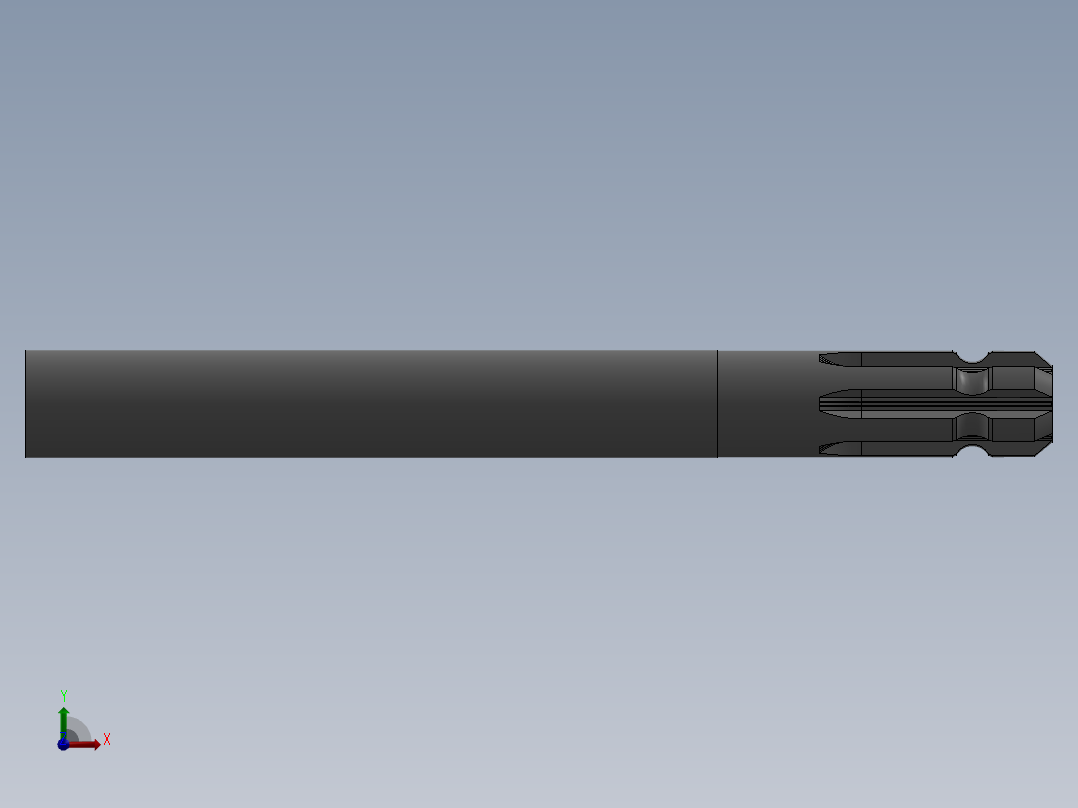 A2004960-拖拉机尾轴前视图