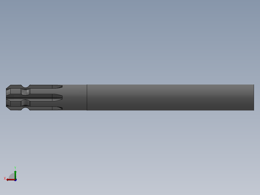 A2004960-拖拉机尾轴后视图