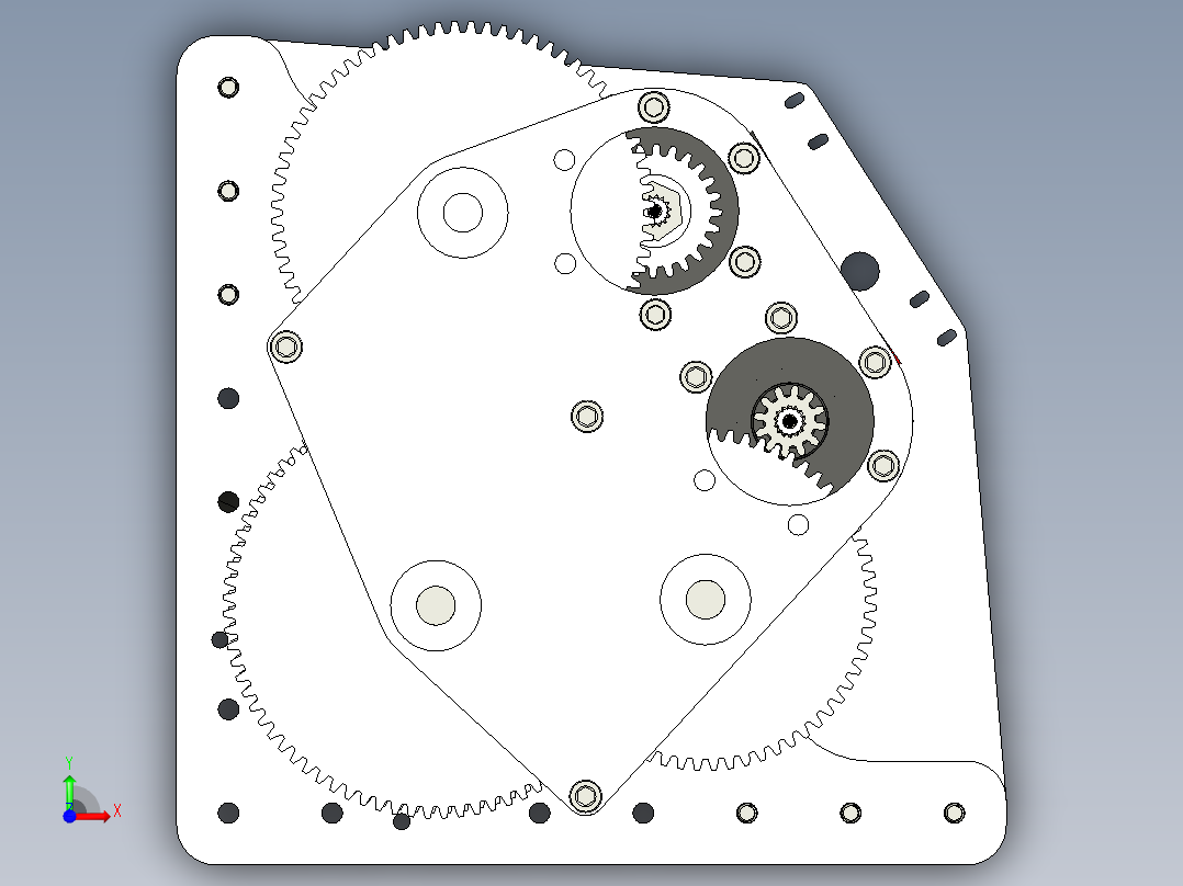 倒转转向前视图