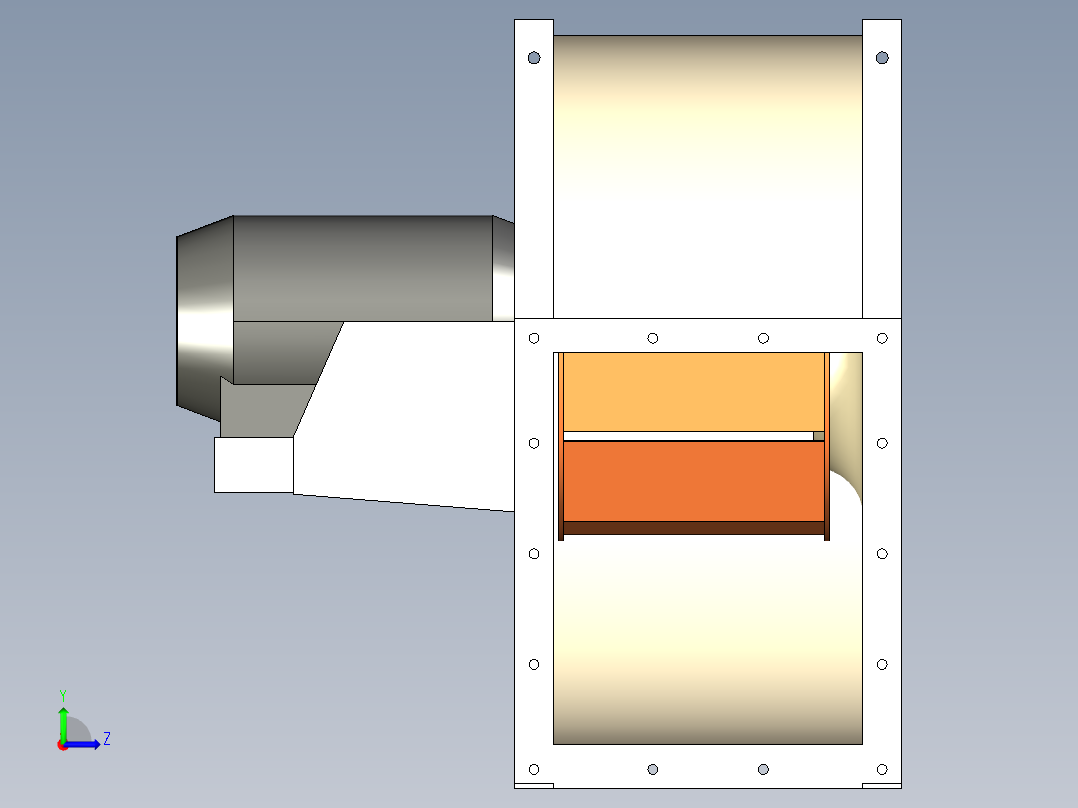 开关 FSW 100 风机离心机 CMR 1035-2T左视图