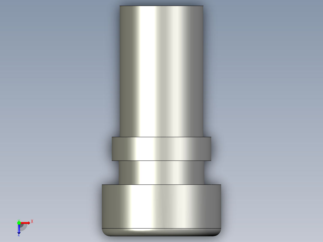 XB2BVB5LC_黄色指示灯(Schneider)俯视图