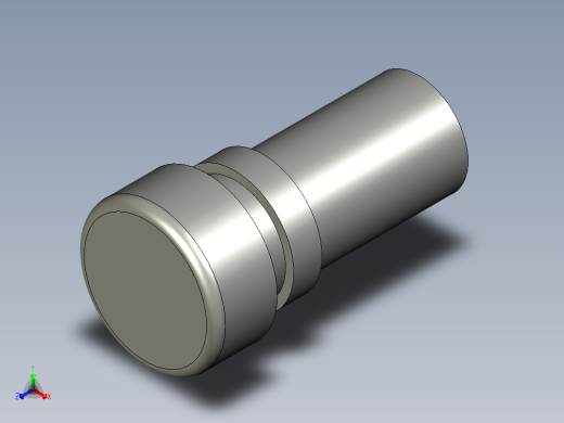 XB2BVB5LC_黄色指示灯(Schneider)正等轴测缩略图