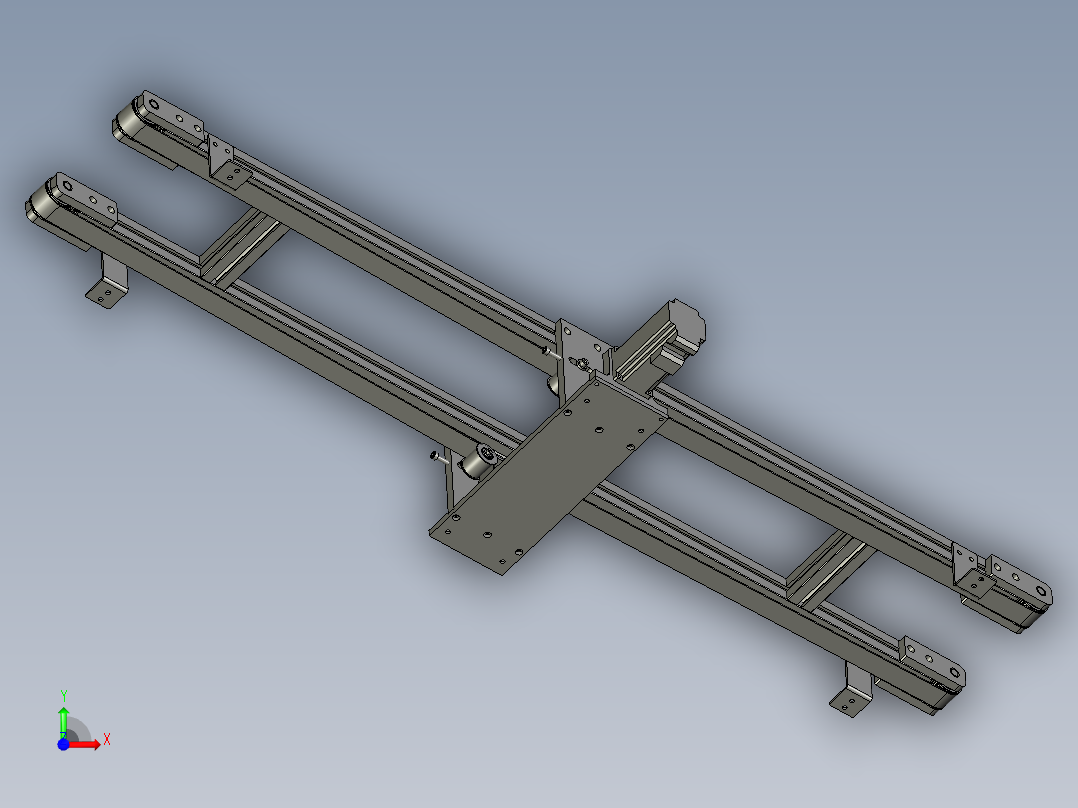 F170321-送料流水线前视图