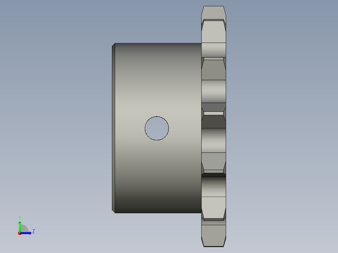 LFSP35B13-10-A-齿轮左视图