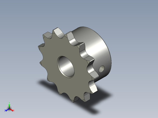 LFSP35B13-10-A-齿轮正等轴测缩略图