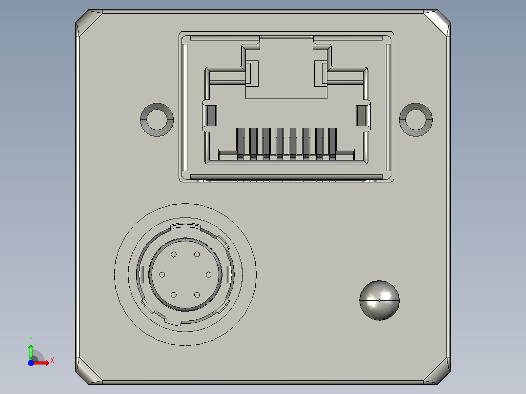 海康威视相机MV-CE013-50GMGCstp1前视图