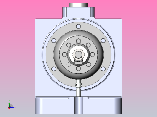 差速器夹具左视缩略图