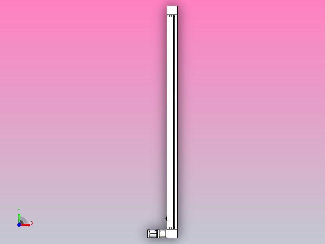 带式直线轴半闭式TPA-ONB-120F-90-L2150-DR-J90-N3前视图