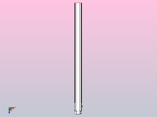 皮带直线轴半封闭可选导轨TPA-HNB-202D-140-L2700-LP-Y-P75-N3俯视缩略图