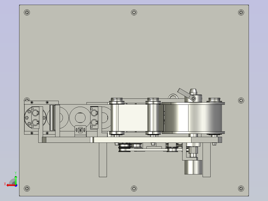 通用型全自动贴膜剥离机后视图