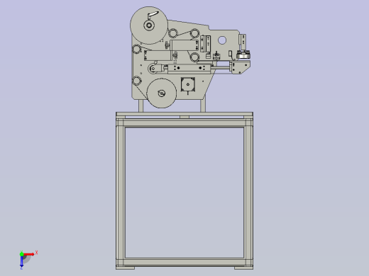 通用型全自动贴膜剥离机俯视缩略图