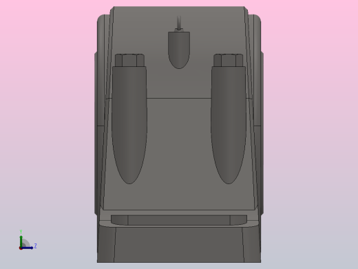 异径孔四螺柱轴承座_SD248左视缩略图