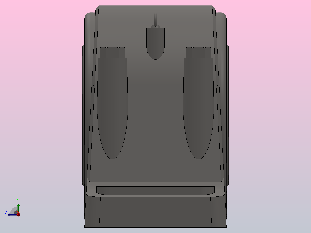 异径孔四螺柱轴承座_SD248右视图